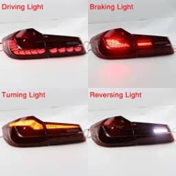 LED Tail Light Assembly for BMW 5 Series G30 F90 M5 2018-2022 Auto Rear Lamp Brake Turn Signal Reversing Running Light Taillight