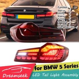 LED Tail Light Assembly for BMW 5 Series G30 F90 M5 2018-2022 Auto Rear Lamp Brake Turn Signal Reversing Running Light Taillight