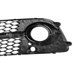Artudatech Front Bumper Fog Light Grille Fit for Audi Q5 S-Line SQ5 2013-2017 Black Chrome