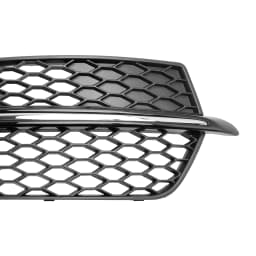 Artudatech Front Bumper Fog Light Grille Fit for Audi Q5 S-Line SQ5 2013-2017 Black Chrome