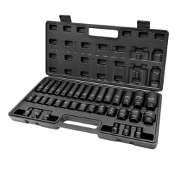 35PCS Impact Socket Set 8-32MM Deep Socket Wrench Air Pneumatic Repair Tool Car Repair Combined Tool with Black Case