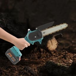 Mini Handheld Electric Chainsaw 8 Inch Portable Cordless Brushless for Branch Tree Cutting Pruning