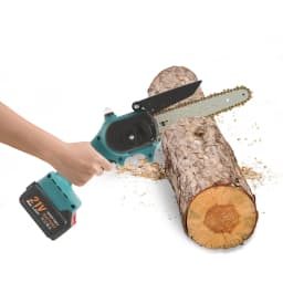 Mini Handheld Electric Chainsaw 8 Inch Portable Cordless Brushless for Branch Tree Cutting Pruning