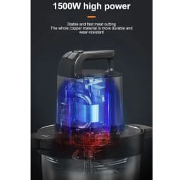 Food Processor 6.5L Electric Meat Grinders Stainless Steel Vegetable Slicer Chopper Crusher Kitchen Blenders Home Appliance
