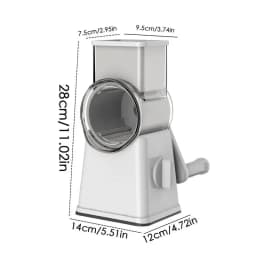 Cheese Shredder Rotary Kitchen Grater Machine With Handle Manual Garlic Grinder Multifunctional Shredder Nut Chopper For Home