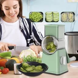 Cheese Shredder Rotary Kitchen Grater Machine With Handle Manual Garlic Grinder Multifunctional Shredder Nut Chopper For Home
