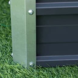 Raised Garden Bed Elevated Metal Planter Box for Vegetables, Herbs, Flowers