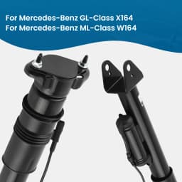 Pair Air Ride Suspension Strut for Mercedes-Benz W164 ML320 ML350 ADS 1643202731 164320073188 164320203160