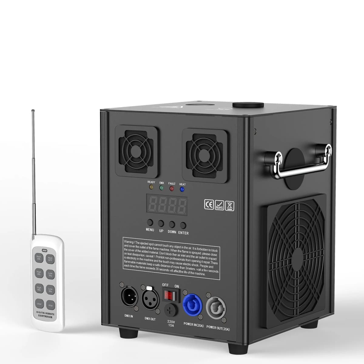 GWONG 700W Pyrotechnics Machines Cold Spark Spark Machine D-MX512 With Remote Control for Bar Party DJ Christmas Wedding