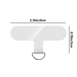 Phone Lanyard Tab Anti-lost Lanyard Strap Ultra-thin Stainless Steel Replacement Phone Lanyard Straps Phone Case Accessories