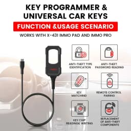 LAUNCH X431 Key Programmer Read/Write IMMO Chip Programming Smart Key Anti theft work with X431 PRO ELITE/PRO V5.0/PRO TT/PRO3S+