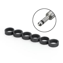 Artudatech 6PCS Fuel Injectors Repair Seals Fit BMW 135 335 535 550 650i 740i 750i X5 X6