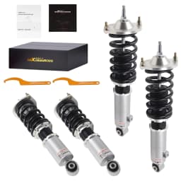maXpeedingrods Coilovers Suspension Kit with Adjustable Damper for Mazda Miata MX-5 1990-2005 Grey