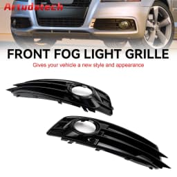 Artudatech Front Lower Bumper Grille Fog Light Cover Fit for Audi A3 8P S-Line 2009-2012