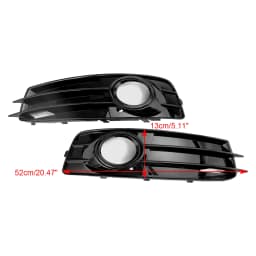 Artudatech Front Lower Bumper Grille Fog Light Cover Fit for Audi A3 8P S-Line 2009-2012