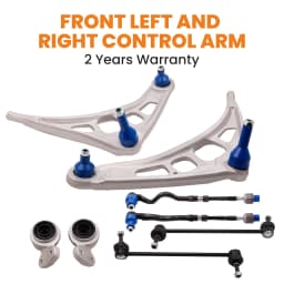 Front End Suspension Control Arm Wishbone Ball Joints Bushing Kit for BMW E46  31126758519 31126752717 New