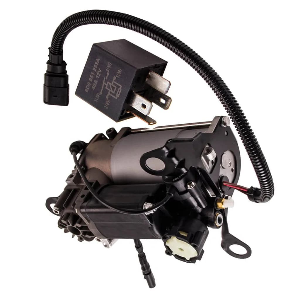 Airmatic Air Suspension Compressor Pump + Relay for Audi A8/S8 D3 4E 4E0616007E
