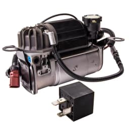 Airmatic Air Suspension Compressor Pump + Relay for Audi A8/S8 D3 4E 4E0616007E