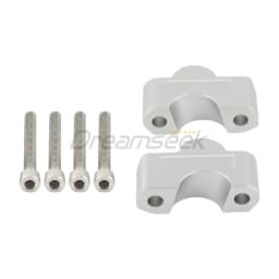 Silver Handlebar Riser Clamp Mount Adapter for Triumph Tiger Sport 660 2022 2023 2024 2025 Motorcycle 30mm Handle Bar Riser Lift