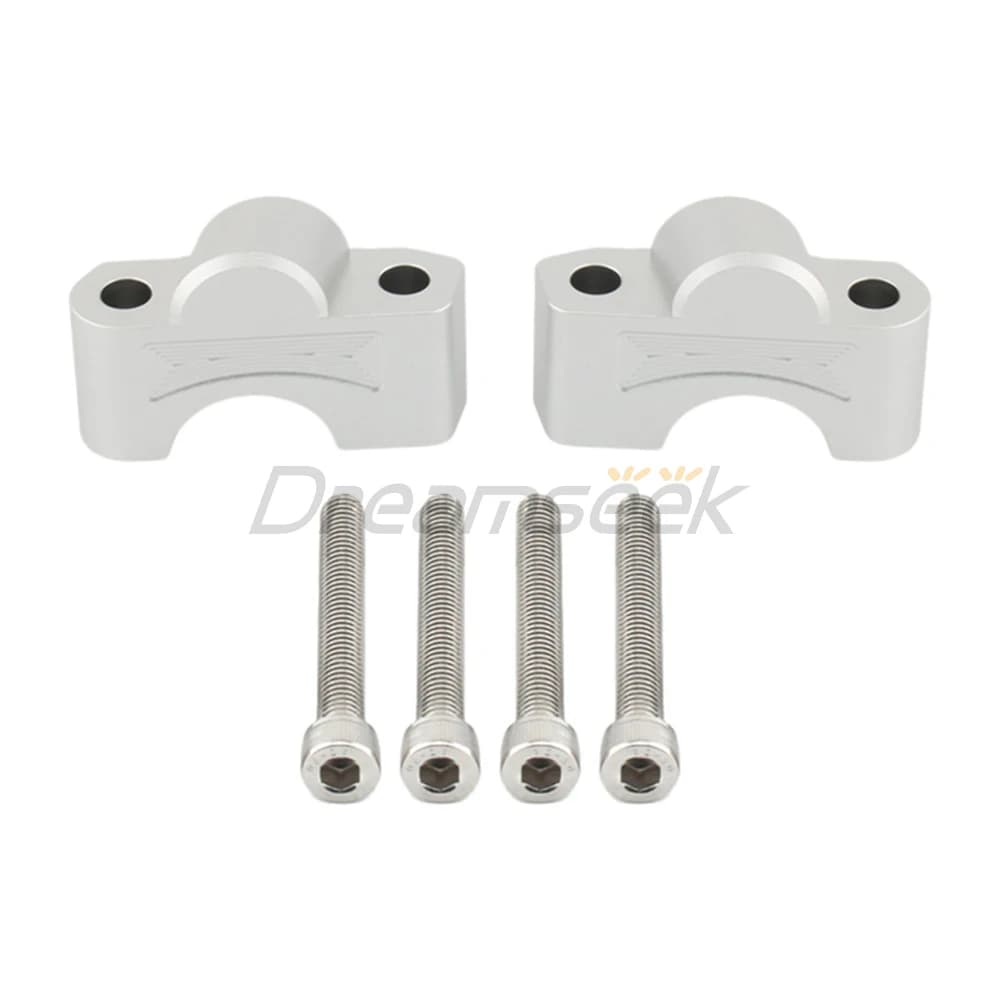 Silver Handlebar Riser Clamp Mount Adapter for Triumph Tiger Sport 660 2022 2023 2024 2025 Motorcycle 30mm Handle Bar Riser Lift