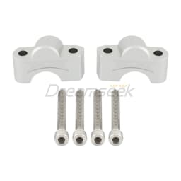 Silver Handlebar Riser Clamp Mount Adapter for Triumph Tiger Sport 660 2022 2023 2024 2025 Motorcycle 30mm Handle Bar Riser Lift