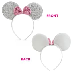 Child's Mouse Ballerina Costume - Pink Tutu, Sparkly Mouse Ears Headband - Angelina Outfit for World Book Day