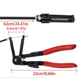 Hose Clamp Pliers Automotive 2FT Water Pipes Pliers Repair Tool Spring Clamp Water Pipes Radiator Hose Clamping Tool For