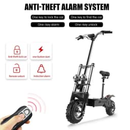 3200W/6000W Dual Motor Electric Scooter for Adults 20AH-26AH Lithium Battery Foldable Electric Scooter with Seat/No Seat