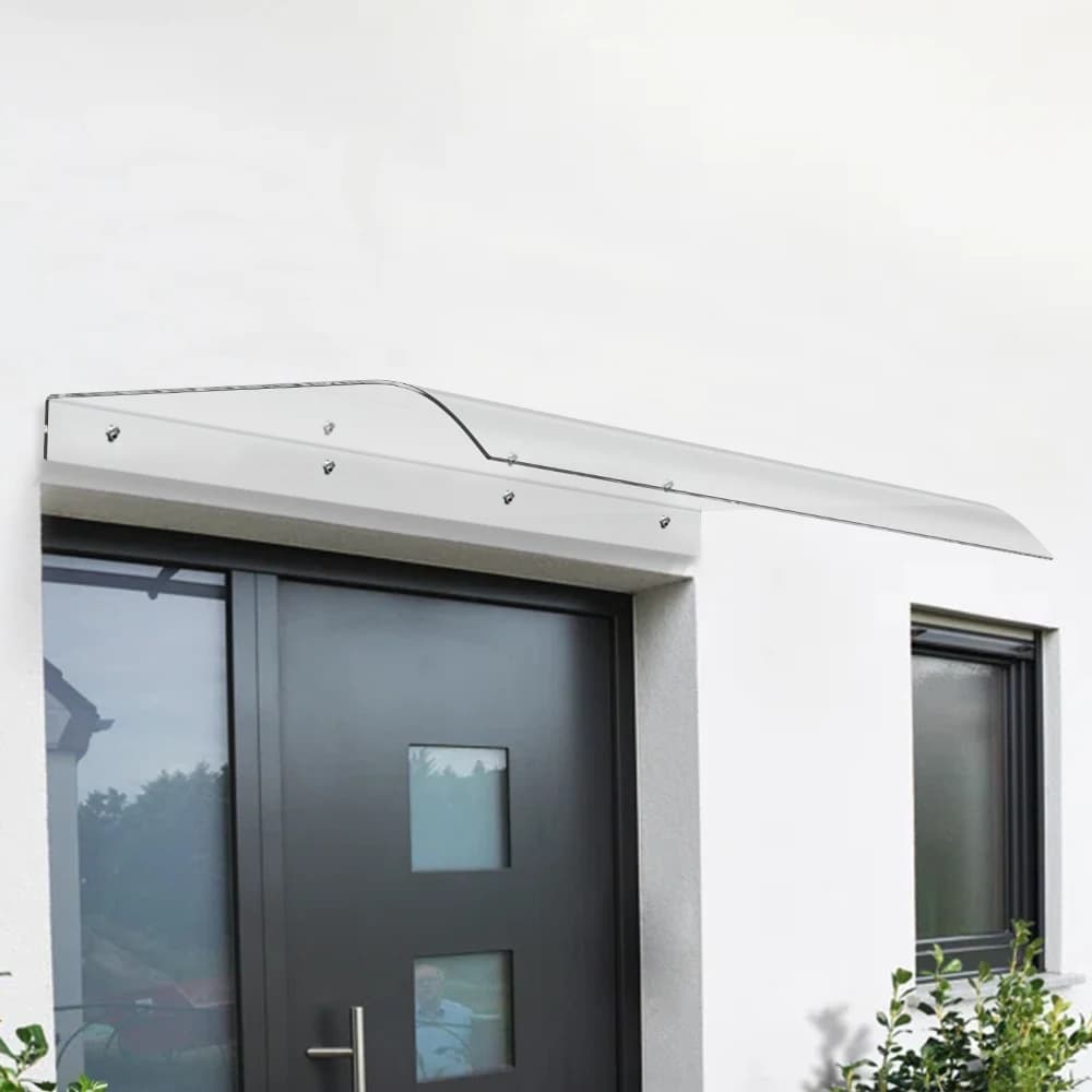 【Breeins】Modern Transparent Bracket-free Invisible Awning Baffle Window Patio Balcony Eaves Outdoor Door Head Sunshade Rain