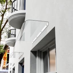 【Breeins】Modern Transparent Bracket-free Invisible Awning Baffle Window Patio Balcony Eaves Outdoor Door Head Sunshade Rain
