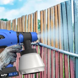 1000ML Cordless Electric Spray Gun High Power HVLP Ideal for Auto Furniture & Steel Coating Compatible with Makita 18V Battery