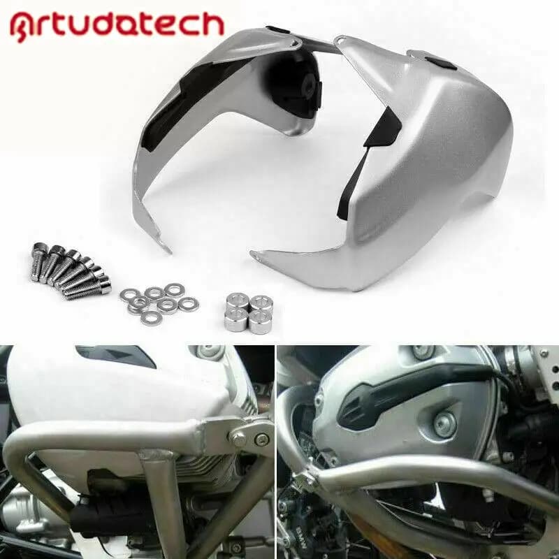Artudatech Aluminum Cylinder Head Guards Protector Fit for BMW R1200GS ADV 2005-2009