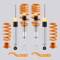 Street Coilover Kit for AUDI A4 B6 B7 (8E) CABRIO 2WD / Adjustable Coilovers Shocks Strut Springs Kit