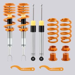 Street Coilover Kit for AUDI A4 B6 B7 (8E) CABRIO 2WD / Adjustable Coilovers Shocks Strut Springs Kit