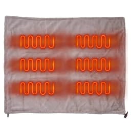 Wearable Heating Blanket Adjustable Electric Blanket Wraps Camping Electric Personal Heated Throw For Camping Hiking Running