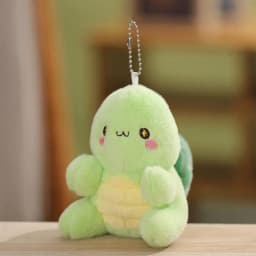 Pull String Turtle Toy Rotatable Shell Turtle Doll Pendant Decorative Car Accessories 12cm/4.72 Inches Tortoise Plush Toys