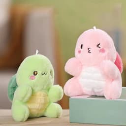 Pull String Turtle Toy Rotatable Shell Turtle Doll Pendant Decorative Car Accessories 12cm/4.72 Inches Tortoise Plush Toys