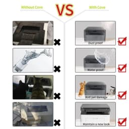 For HP/Epson/Canon/Brother Wireless Printers Printer Dust Cover Portable Oxford Cloth Printer Covers Water Resistant Wireless