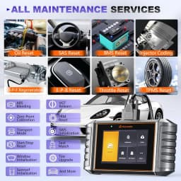 FOXWELL NT710 fit for Porsche OBD2 Diagnostic Scan Tool Full System Code Reader with Bi-Directional Active Test Injector Coding