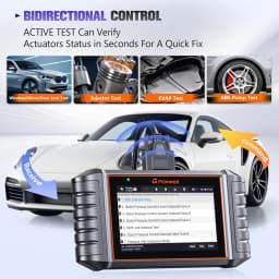 FOXWELL NT710 fit for Porsche OBD2 Diagnostic Scan Tool Full System Code Reader with Bi-Directional Active Test Injector Coding