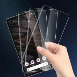 For Google Pixel 6A 7A Pixel 7 Pixel 8 9 Pro Front Screen Protector Tempered Glass with Phone Camera Lens Protective Glass Film