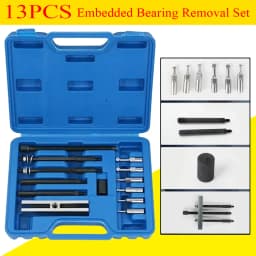 13pcs Insert Bearing Race Puller Removal Tool Embedded Bearing Disassembly Kit with Case