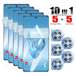 10IN1 Full Cover Hydrogel Film For OnePlus 12R 12 13 11 11R 9RT 10R 10T 8T 8 9 10 ACE 3 2 Pro 3V 2V 1+ 13R Screen Lens Protector