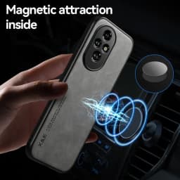Shockproof Case for Honor 200 Lite Smart Protective Cover For Honor 200 Pro Built-in Magnetic Suction Holder Coque Funda Capa