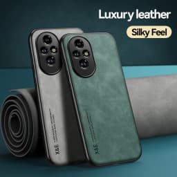 Shockproof Case for Honor 200 Lite Smart Protective Cover For Honor 200 Pro Built-in Magnetic Suction Holder Coque Funda Capa