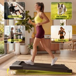 Superun 16.14 * 31.50 Inches Run Belt Walking Pad Treadmills, 1.2 HP 2.5 MPH-4 KPH Pad Treadmill 250 lbs Capacity