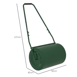 Outdoor 63 L Garden Lawn Roller Heavy Duty Rolling Grass Roller Handle