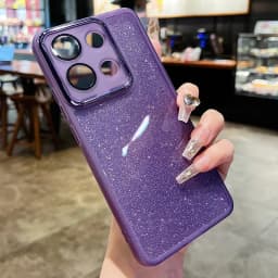 Luxury Bling Soft Silicone Glitter Paper Case For Xiaomi Redmi Note 13 13ProPlus 13C 12S 12C 11S 10C POCO X6 M6 Pro Clear Cover
