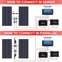 450W 300W 150W Rigid Solar Panel Kit 12v Solar Charging Panels Aluminum Frame Photovoltaic System, for Home Outdoor RV Roof