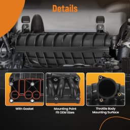 Intake Manifold w/ Gasket for Audi A4 Seat Leon VW Jetta Skoda Superb 03G129711